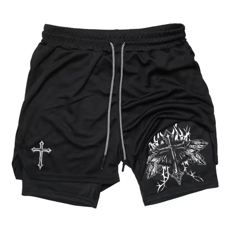 Shorts de Compressão Cruz de Deus - Apollo Gear Club