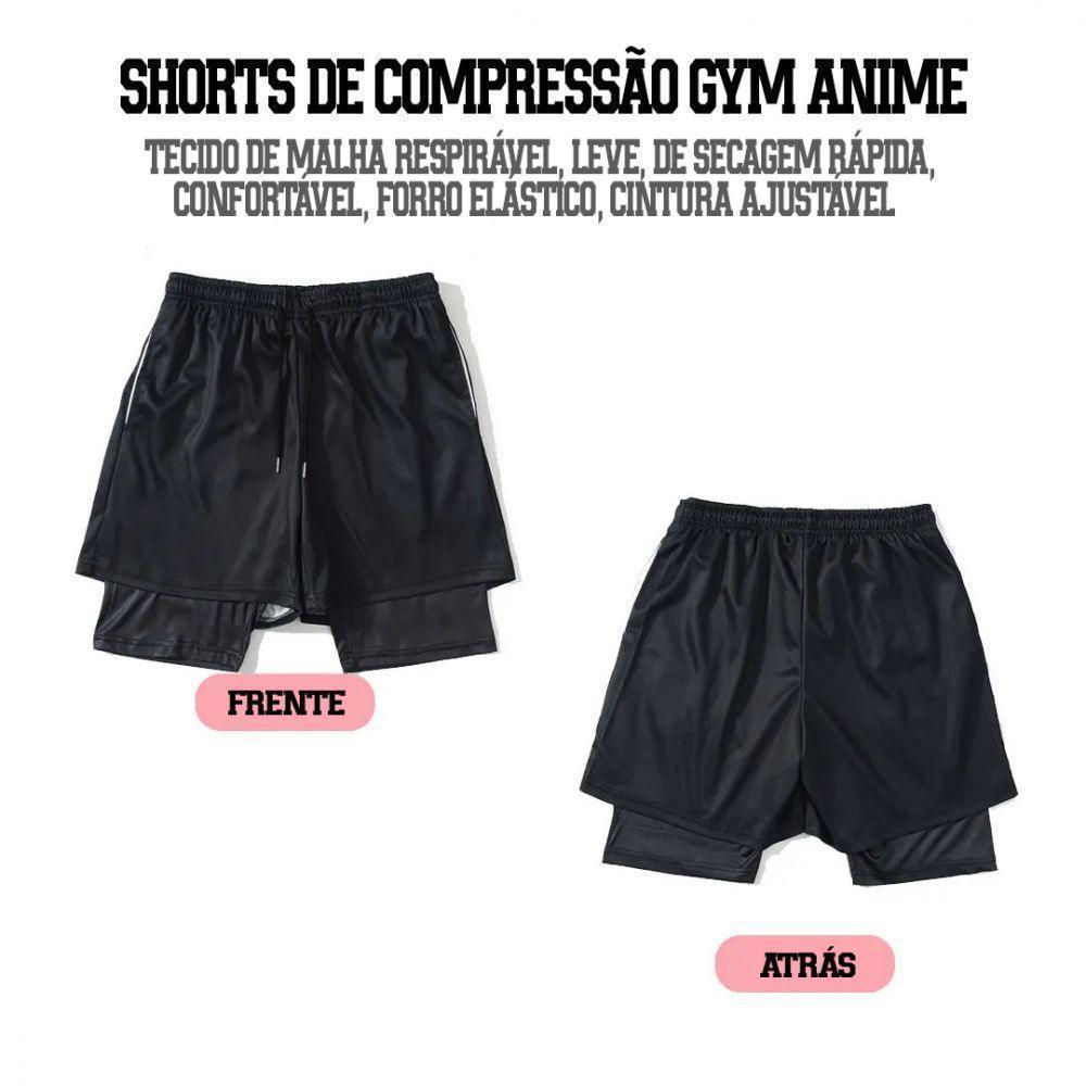 Shorts de Compressão V2 Baki Hanma - Apollo Gear Club