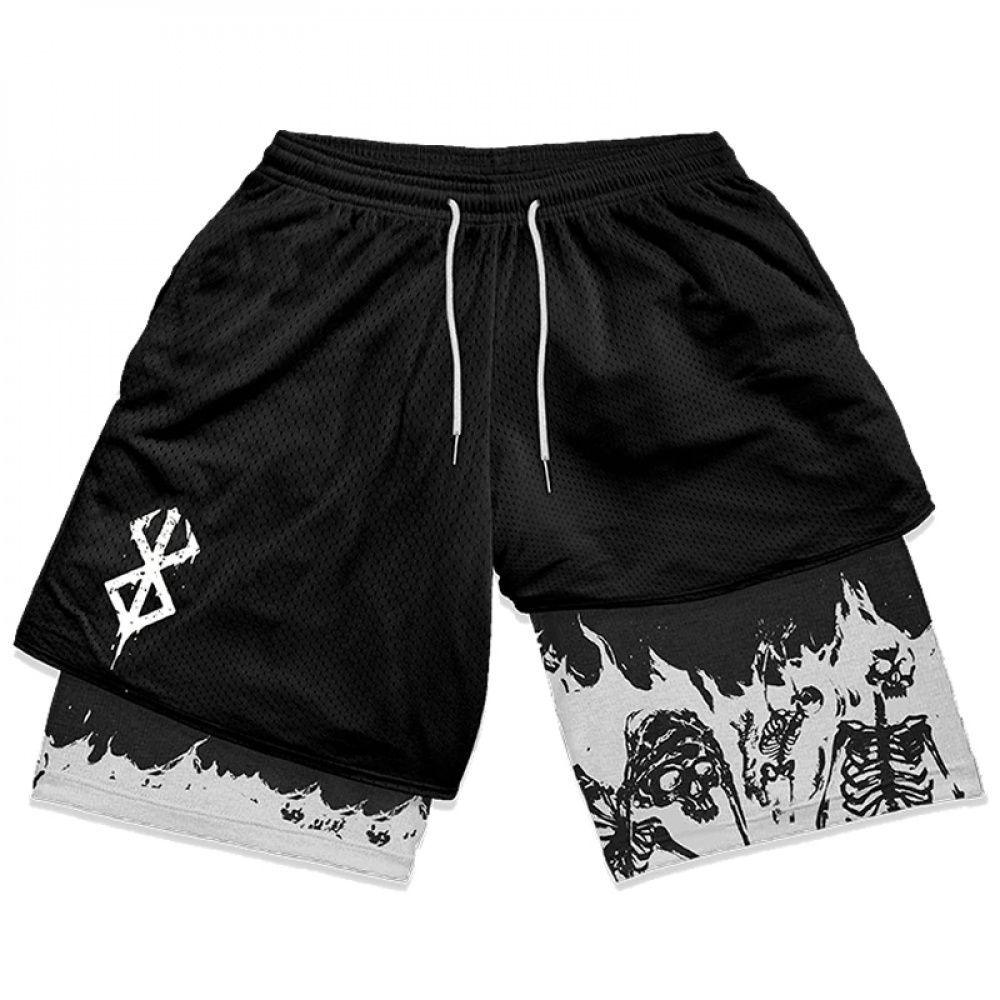 Shorts de Compressão V2 Marca da Maldição - Apollo Gear Club