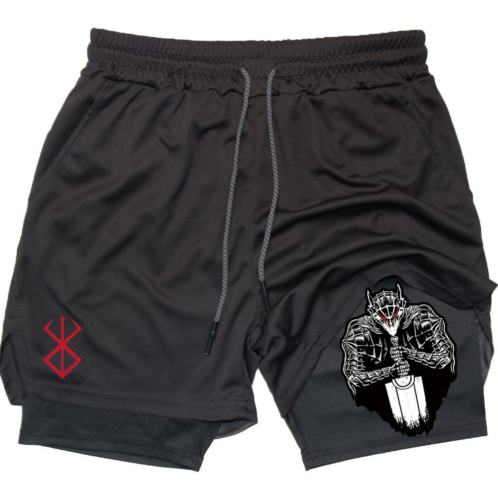 Shorts de Compressão Berserk Guts Espada