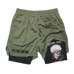 Shorts de Compressão Gojo Satoru Jujutsu Kaisen