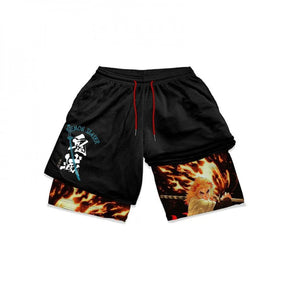 Shorts de Compressão Rengoku Demon Slayer