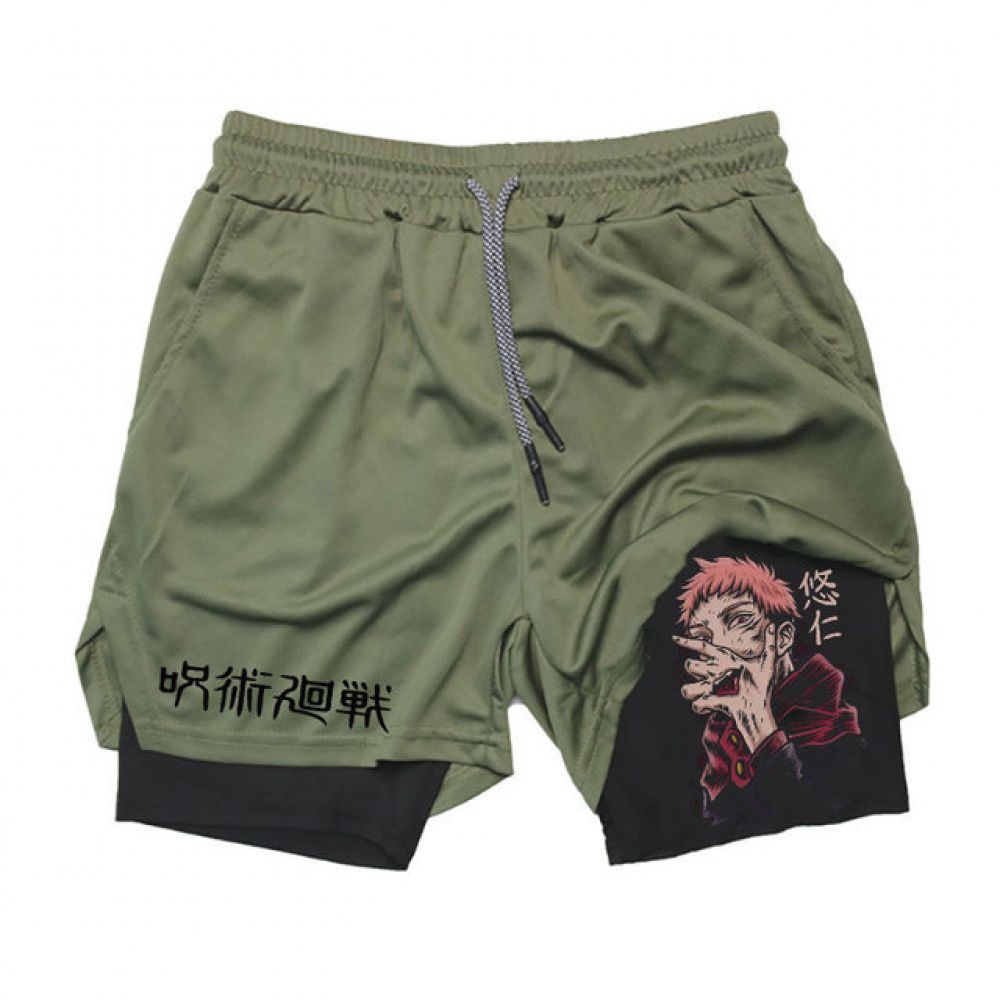 Shorts de Compressão Sukuna Jujutsu Kaisen