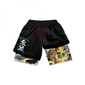 Shorts de Compressão Zenitsu Demon Slayer